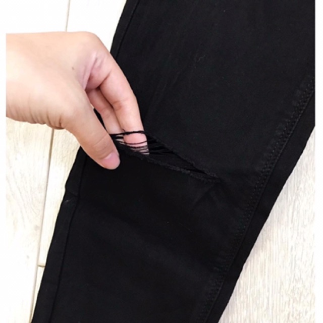 Quần skinny jeans đen dáng dài | BigBuy360 - bigbuy360.vn
