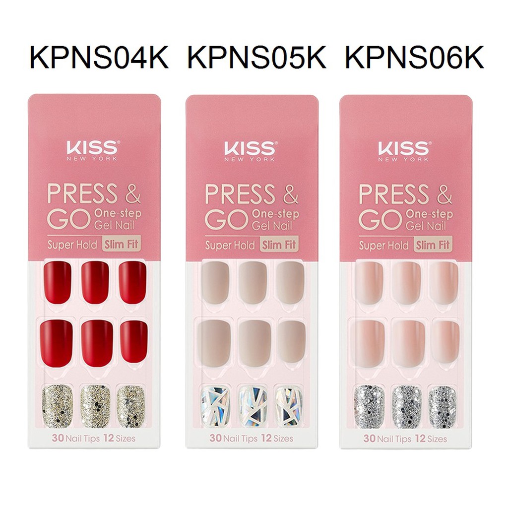 [BST Season] Móng Tay Gel Tự Dán Press & Go Kiss New York Nail Box