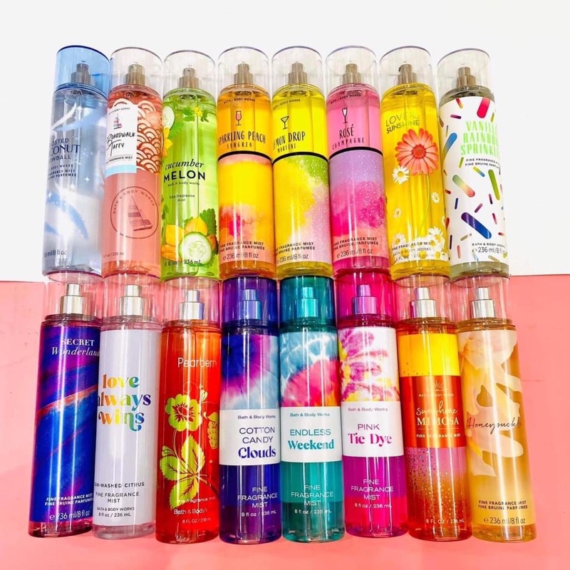 👑 L&G 💄 Xịt Thơm Body Mist Bath & Body Works Đủ Mùi