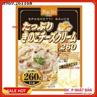 Sốt Mì Ý Kem Tươi Hachi 260g Nhật Bản