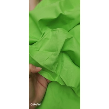 Vải thô chun màu xanh bơ