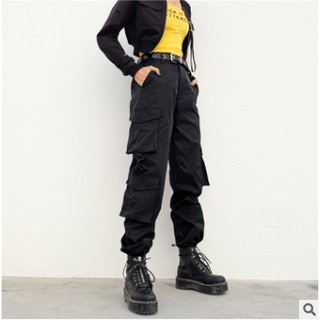 quần jogger nữ có dây rút ống túi hộp [hàng order]