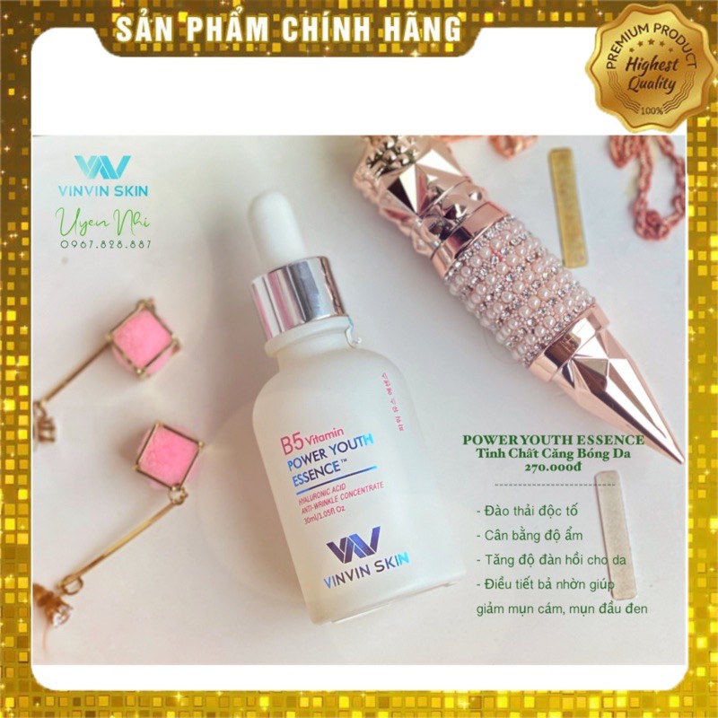 [CHÍNH HÃNG] Serum siêu căng bóng da VinVinSkin - Dưỡng ẩm tối ưu