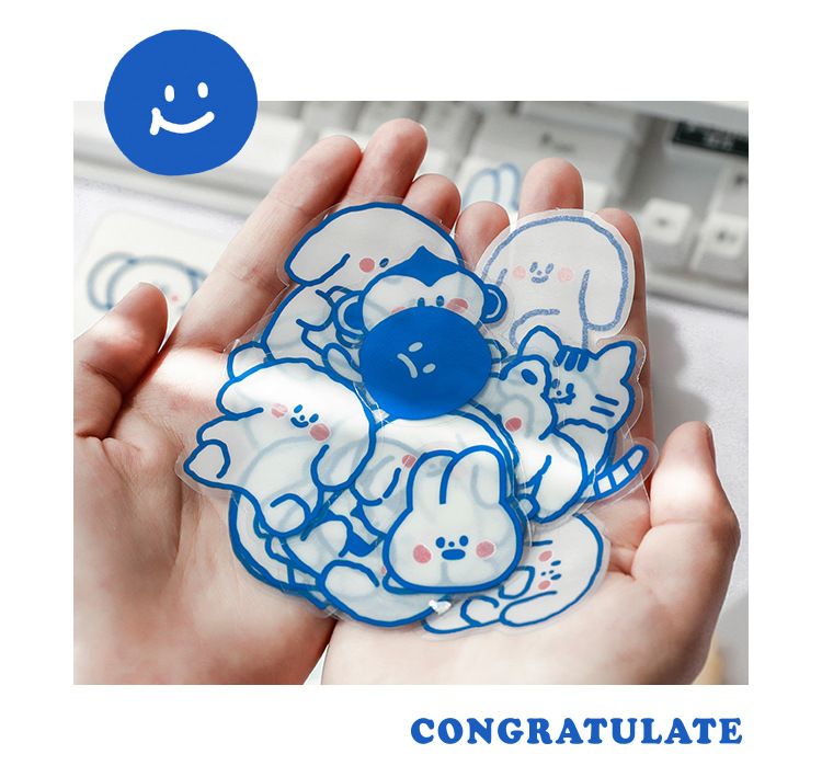 40 Miếng Dán Dễ Thương Trang Trí Nhật Ký, Album