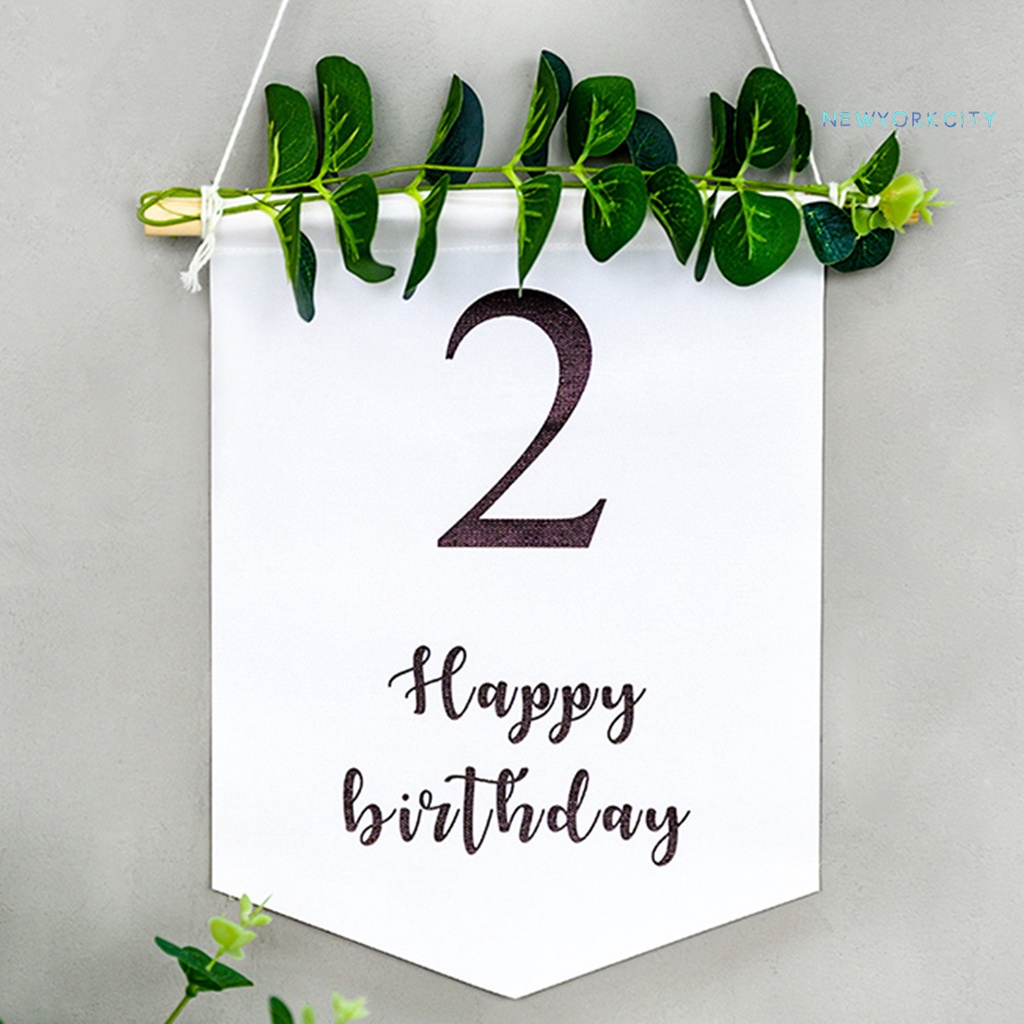 Bộ Cờ Treo Trang Trí Tiệc Sinh Nhật In Chữ Happy Birthday Dễ Thương