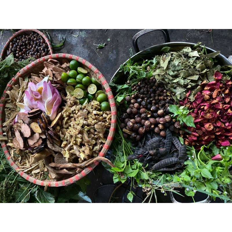 Cặp Dầu gội Xả dược liệu bồ kết - Xả bưởi cô đặc AnhAnh, dầu gội thảo mộc dưỡng tóc kiềm dầu, sạch gàu, nấm, ngứa