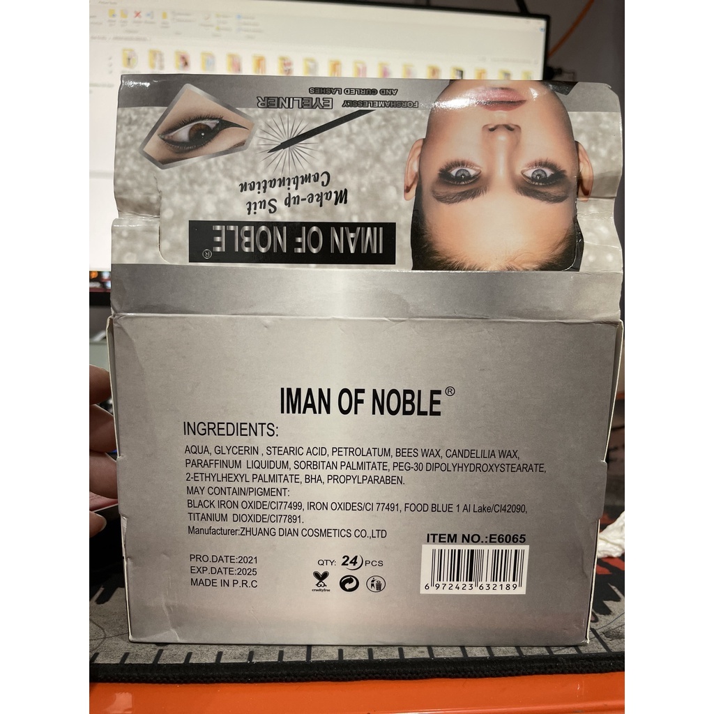 (KM- E6065) Kẻ Mắt EYELINE IMAN -Hàng Mới Về