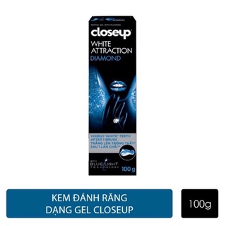 [CLOSEUP] Kem Đánh Răng dạng GEL Close up White Attraction Diamond 100g