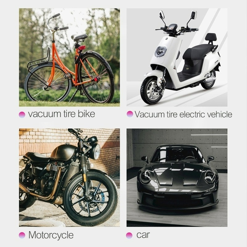 Nắp Van Bánh Xe Hơi / Xe Máy Màu Đỏ Dạ Quang Chống Bụi Bẩn Tiện Dụng