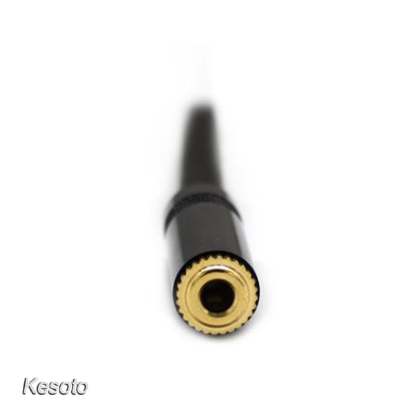 [KESOTO] XLR Male Jack to 3.5mm Female 1/8" TRS Stereo Microphone Audio Cable