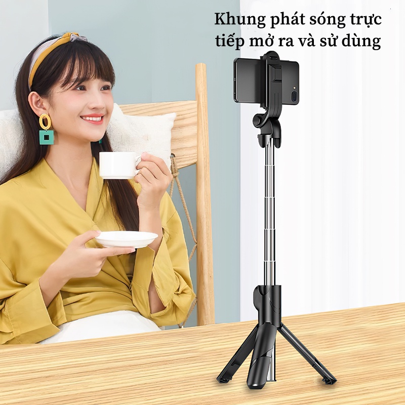 Giá Đỡ Điện Thoại |Tripod Điện Thoại | Gậy Chụp Ảnh 3 Chân | Cây Chụp Hình Tự Sướng | Kết Hợp Remote Bluetooth Siêu Bền.