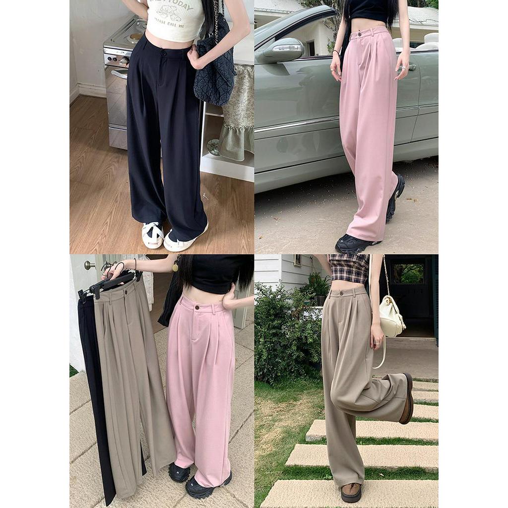 Quần Ống Rộng Cạp Cao Phong Cách Mới Mùa Hè 62343