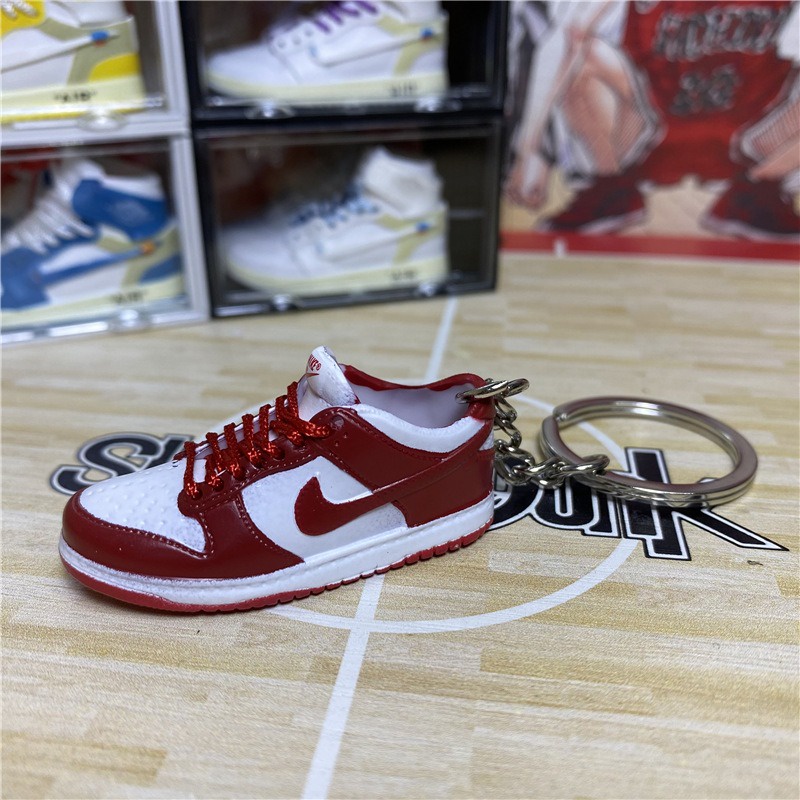 Móc khoá mô hình giầy sneaker Nike SB 3D tỉ lệ 1:6, móc khóa giày mini