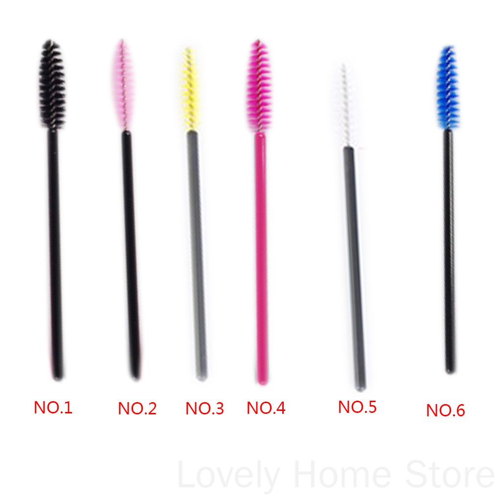 (Hàng Mới Về) Bộ 10 Cọ Chuốt Mascara Mini Chăm Sóc Tạo Kiểu Lông Mi