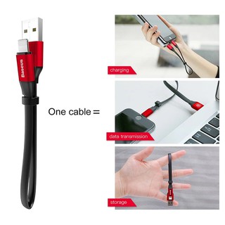 Cáp sạc ngắn 2 trong 1 Baseus lightning/ Micro USB