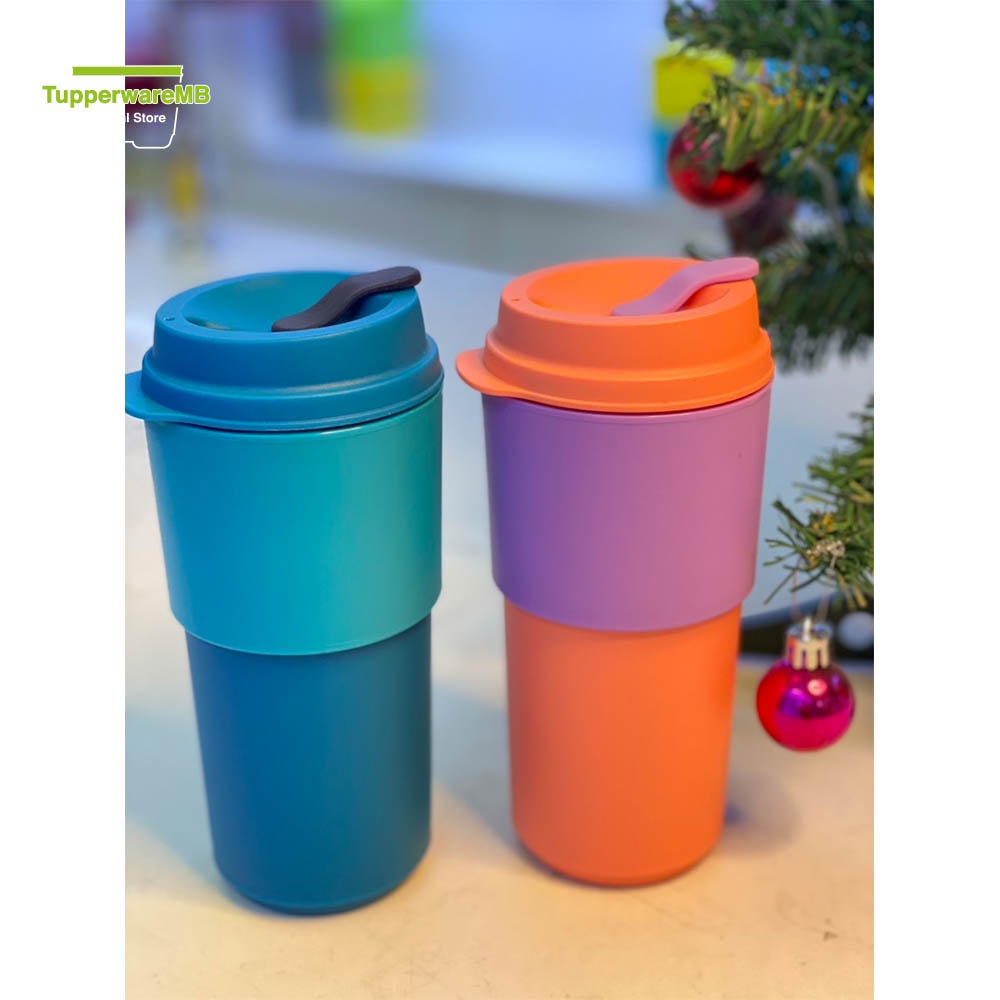 Ly Coffee To Go 490ml TUPPERWARE lót cách nhiệt màu sắc thời trang tiện dụng đa năng