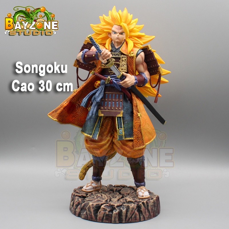 Mô hình songoku super saiyan 3 ssj 3 chiến binh samurai