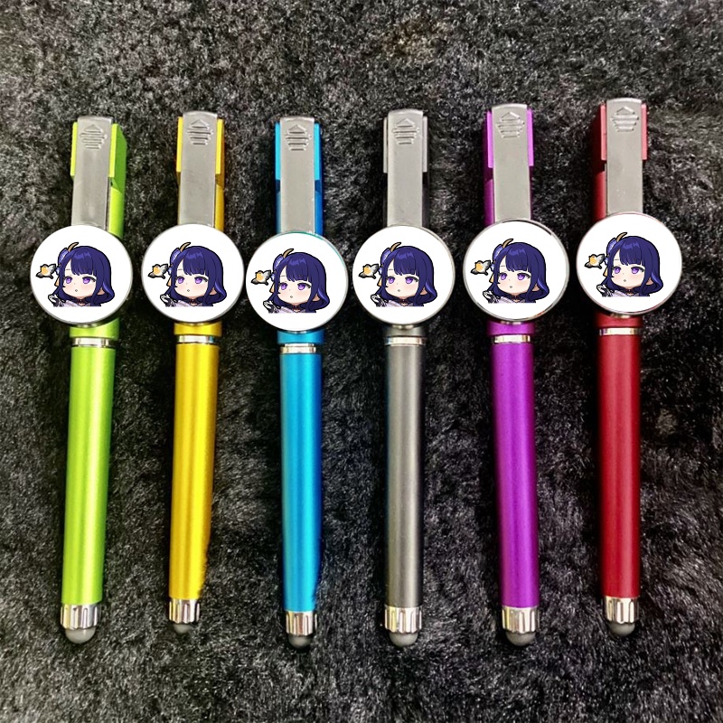 (chọn mẫu) Bút cảm ứng huy hiệu in hình NHÂN VẬT GENSHIN IMPACT game chibi anime M5 có giá đỡ | BigBuy360 - bigbuy360.vn