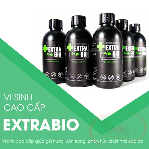 Vi sinh nước Extra Bio Extrabio 500ml, 1000ml men xử lý làm trong nước bể cá tép thủy sinh