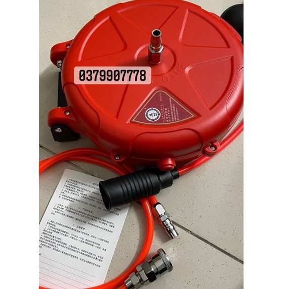 CUỘN DÂY HƠI TỰ RÚT TAYI PHI ỐNG 5* 8MM DÀI 9 MÉT