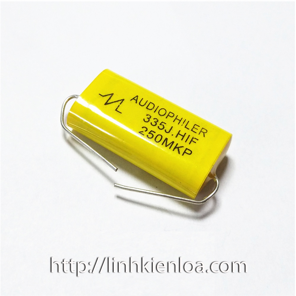 Tụ âm thanh 250V Audiophiler 1UF, 1.5UF, 1.8U, 2.2UF, 3.3UF, 4UF, 4.7UF, 5.6UF, 6.8UF, 8.2UF, 10UF, 12UF, 15UF, 18UF