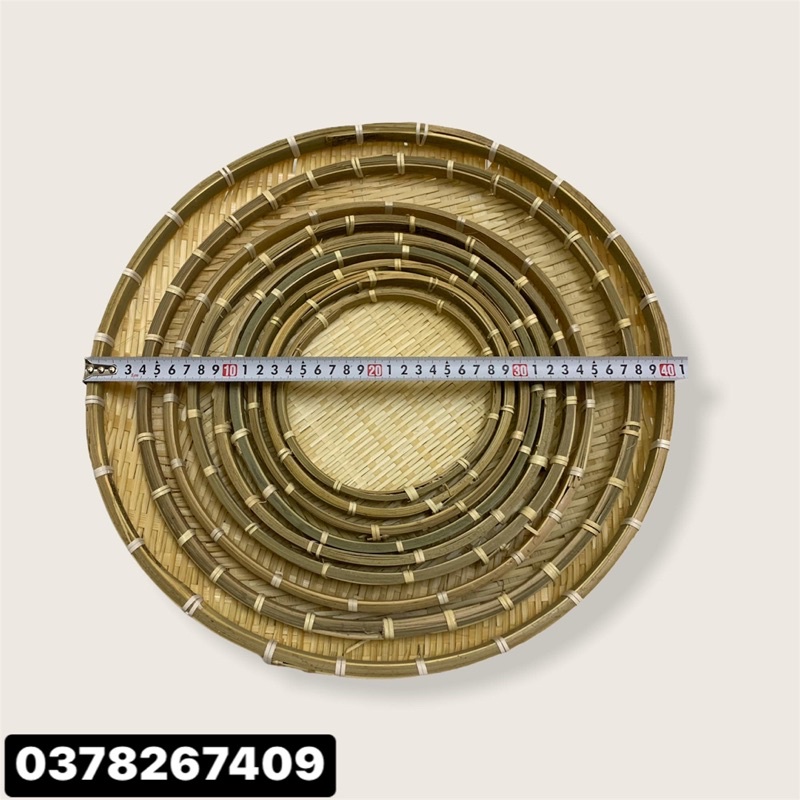 Mẹt Tre Trắng Bền [ Loại 5 ] , Rẻ , Mẹt Trang Trí , Decor