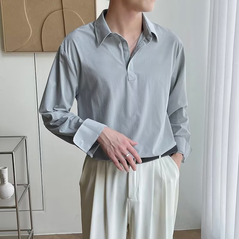 Áo Sơ Mi Nam Dài Tay Màu Sắc Thanh Lịch