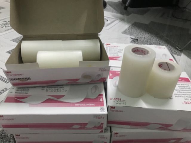 Keo  Y Tế 3M Transpore dán ngực TOMBOY Sb Trans