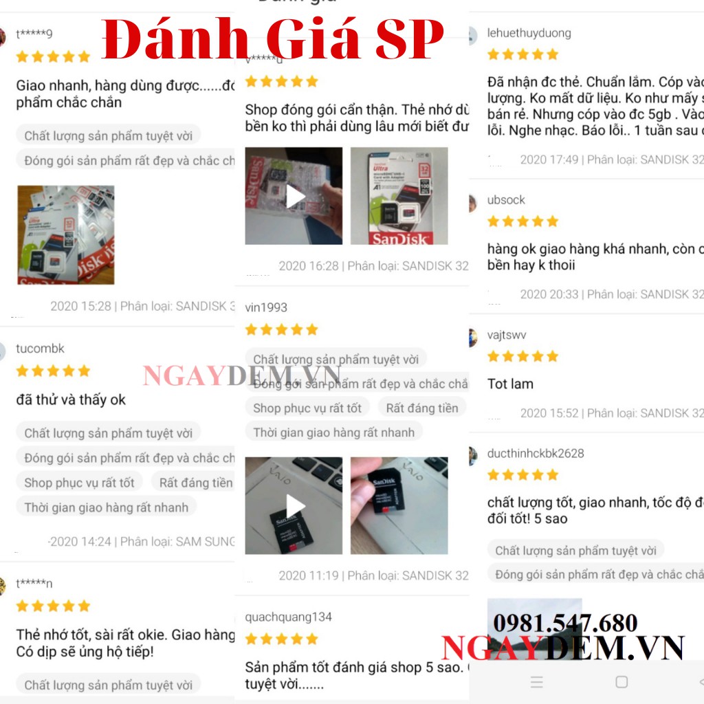 Thẻ Nhớ Micro SD SanDisk Ultra 32GB/64GB/128GB 100MB/S Class10 - Hàng Chính Hãng | BigBuy360 - bigbuy360.vn