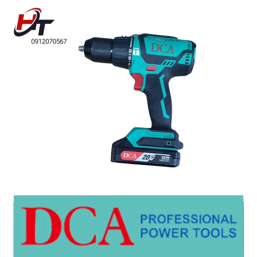 Máy Khoan Động Lực Dùng Pin Không Chổi Than DCA - ADJZ05-13AM Chính Hãng Bảo Hành 6 Tháng