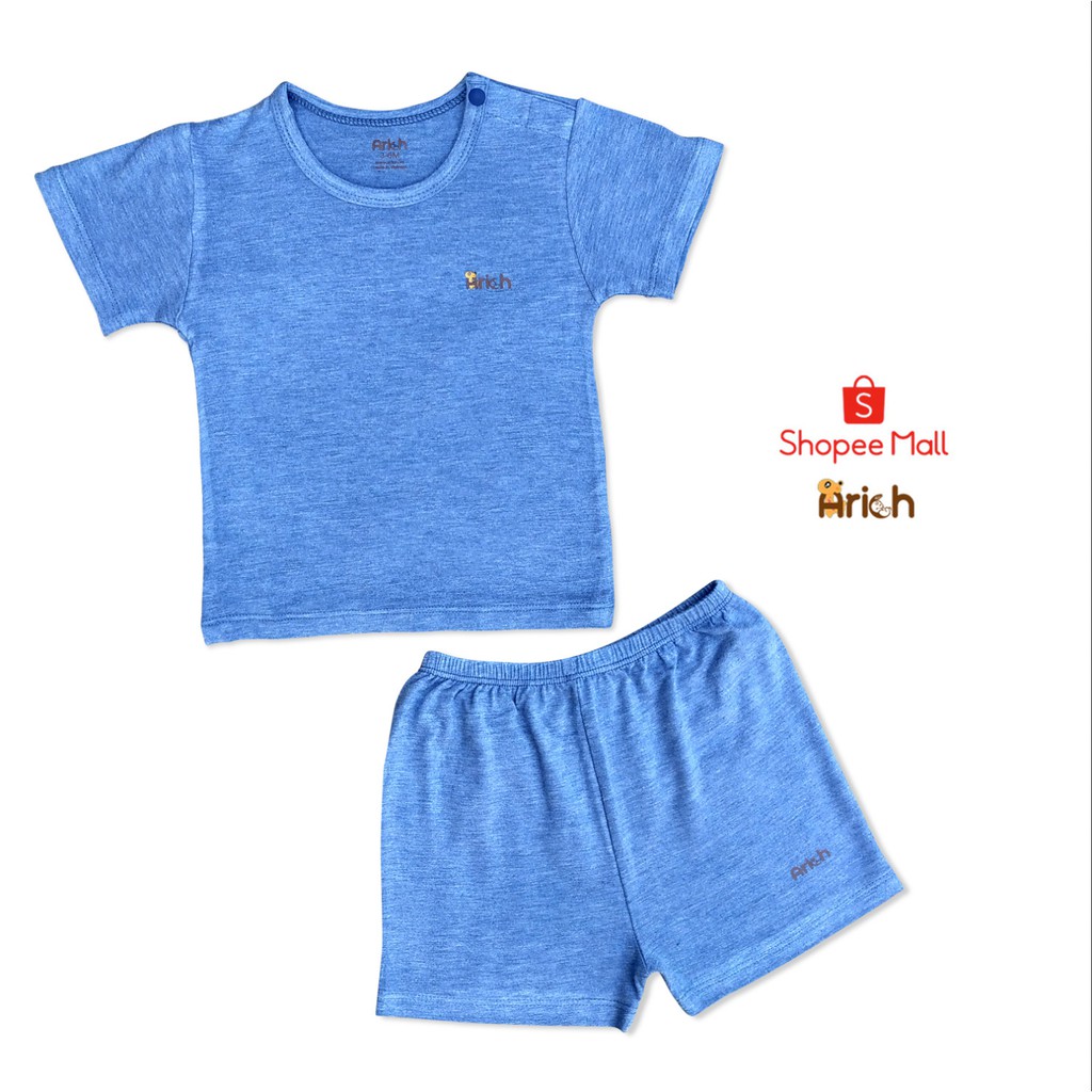 Bộ quần áo cộc tay Arich size to (size 4-5 tuổi)