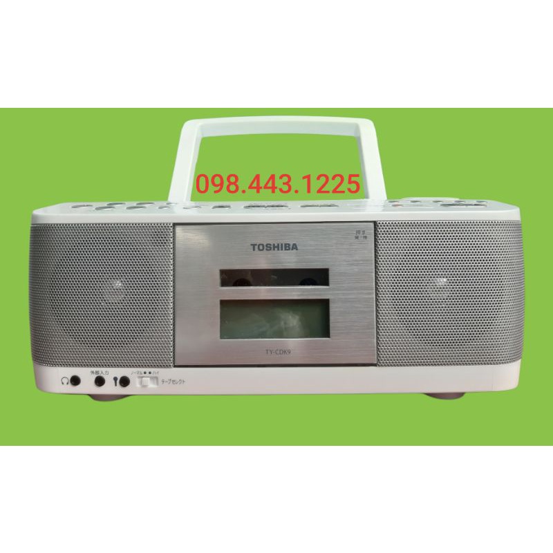 Máy học tiếng anh,đài FM,CD,cát sét, nghe điện thoại Toshiba CDK9 nội địa nhật