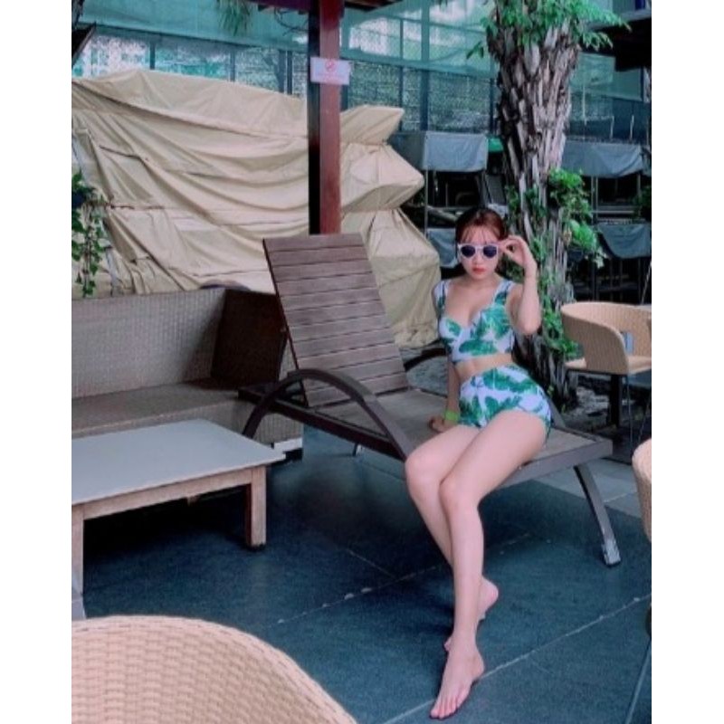 Bikini đồ bơi đi biển 2 mảnh cạp cao có gọng đi biển đi bơi đẹp VATIXA BKN52 | BigBuy360 - bigbuy360.vn