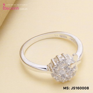 Nhẫn bạc Ý 925 Bạc Xinh Huệ Ngân - Cánh bướm mùa xuân JS160008