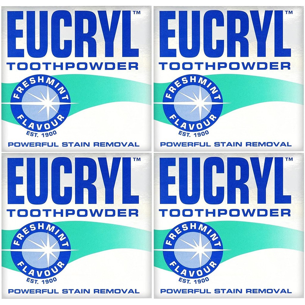 Eucryl Làm Trắng Răng - Bột Tẩy Trắng Răng Eucryl Powerful Stain Removal Toothpowder 50g