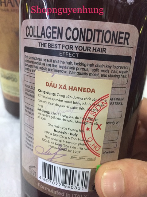 [RẺ VÔ ĐỊCH] COMBO DẦU GỘI + DẦU XẢ COLLAGEN TOP HANEDA