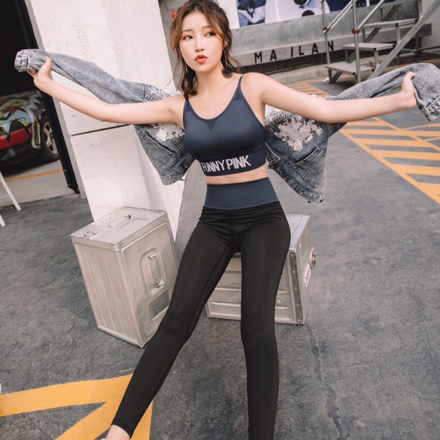 SET QUẦN + BRA FUNNY PINK SIÊU XINH - 6 màu