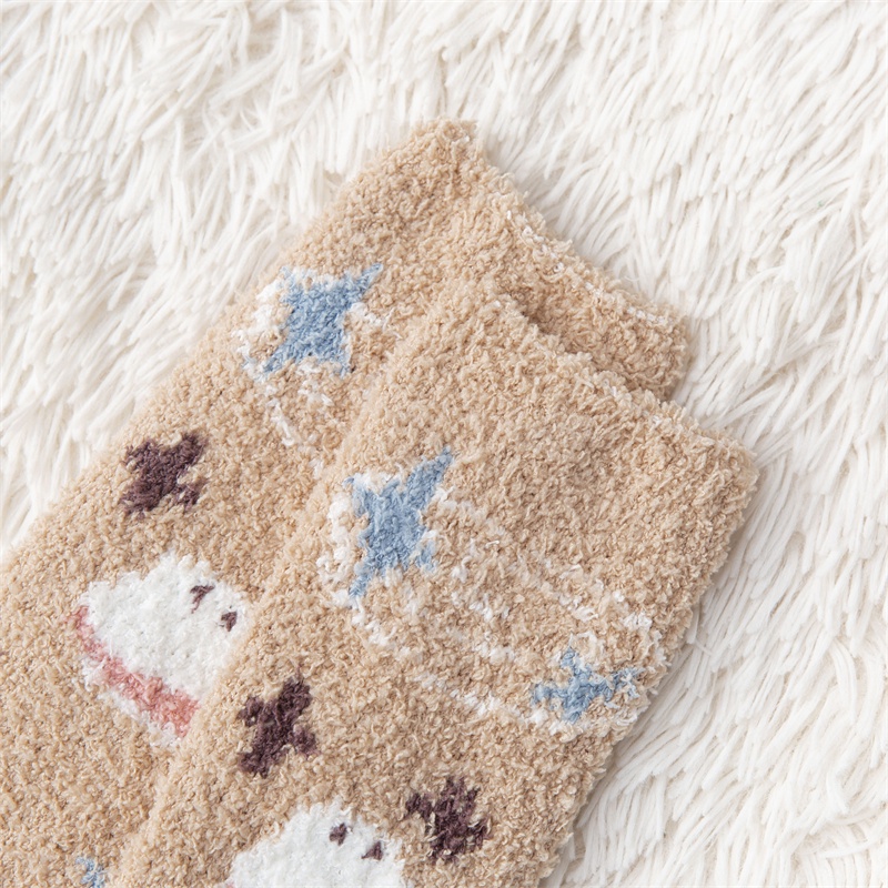 Vớ cotton siêu mềm giữ ấm hình động vật hoạt hình thời trang hàn quốc