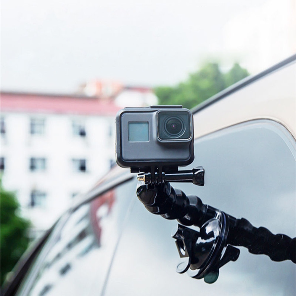 Giá đỡ điện thoại hít kính xe hơi, ô tô xoay 360 độ