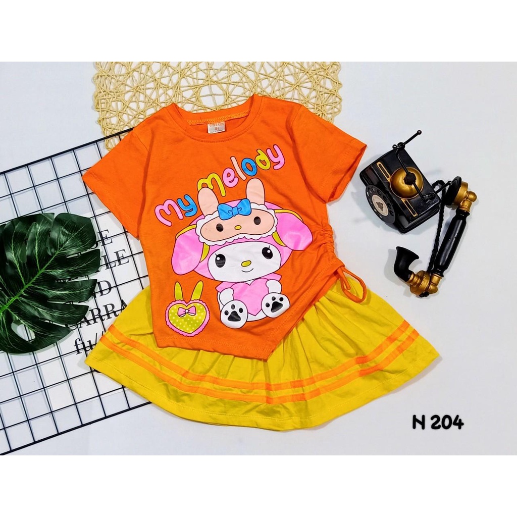 Set váy áo thể thao năng động xinh đẹp cho bé gái từ 20 đến 40kg -bộ váy bé gái size đại thun cotton có quần