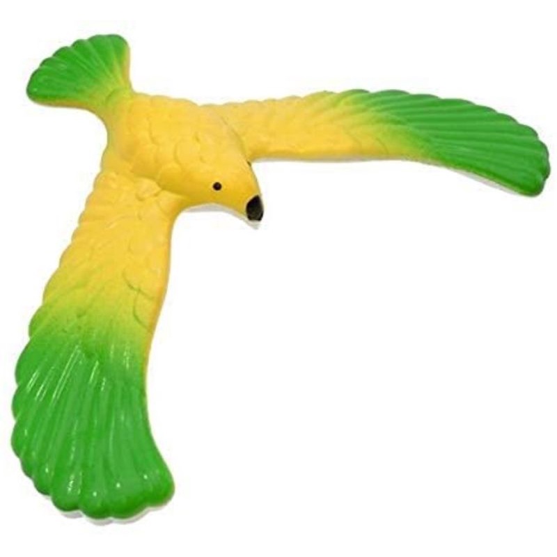 Đồ chơi chim ưng giữ thăng bằng nghệ thuật, chim thăng bằng kèm kim tự tháp trang trí xả tress