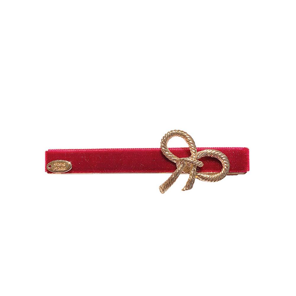 Kẹp Tóc Nhung Đơn Giản Phong Cách Retro Thời Trang Cho Nữ