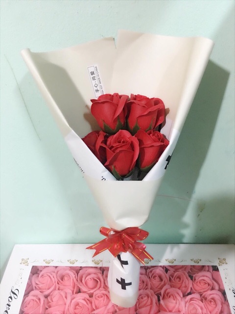 Quà tặng hoa hồng bó 5 bông