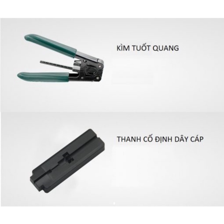 Bộ Dụng Cụ Thi Công Cáp Quang Cao Cấp 9 món + Tặng 1 Lọ Đựng Xăng Và Túi Đựng Gọn Gàng - Bảo hành 24 Tháng