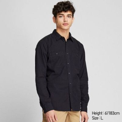 Áo sơ mi denim UNQL túi ngực