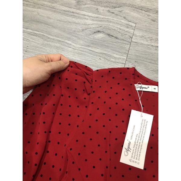 Áo sơ mi công sở peplum thắt nơ eo bồng tay cực đẹp