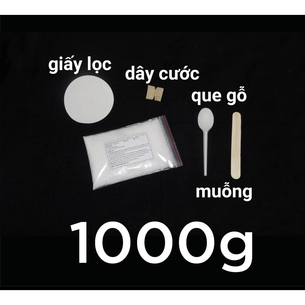 1000g - KDP - Combo nuôi tinh thể KH2PO4 + hướng dẫn | HCRT store - Tinh thể học