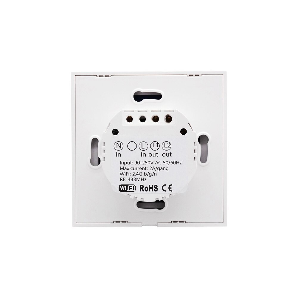 Công Tắc Cảm Ứng Điều Khiển Thiết Bị Điện Qua Mạng Wifi - Sonoff T1 UK 2C