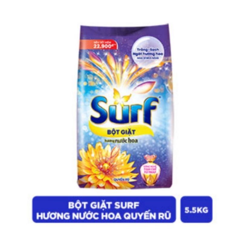 Bột giặt surf 5.5kg hương nước hoa