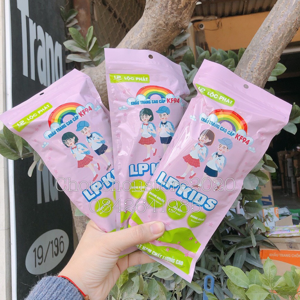 [HÀNG CÓ SẴN] Khẩu Trang Y Tế Trẻ Em KF94 trẻ em Lộc Phát [LP Kids] Kháng Khuẩn Cho Bé Từ 3 Đến 6 Tuổi